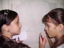 Participants Discussing and Recording their findings