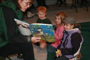 Children learn about birds
